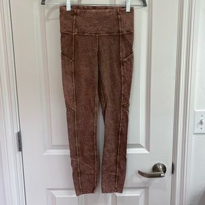 Lululemon Fast and Free High Rise Tight 25” *Ice Dye